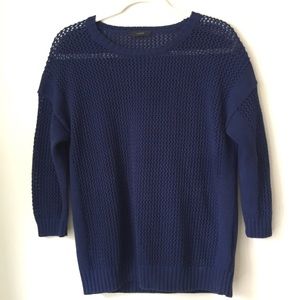 J. Crew blue knit sweater